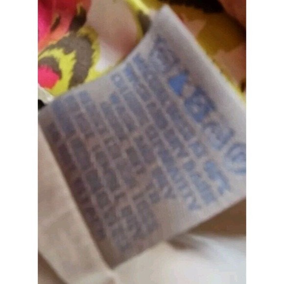 Boden sz 14 Pink Green empire waist Cotton cap sleeves 39in long - Picture 10 of 16